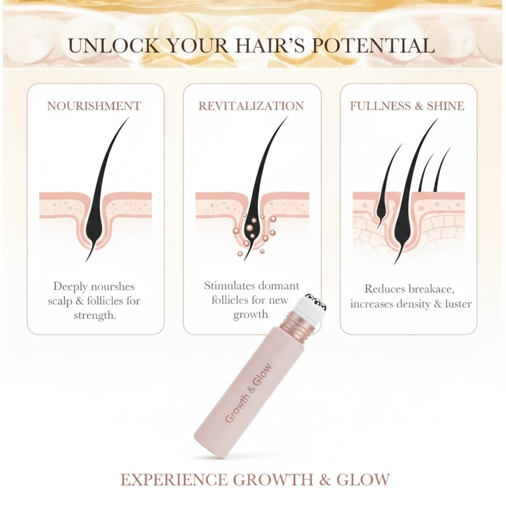 Postpartum Hair Growth Serum | Rosemary, Biotin, Ginseng & Ginger Root for New Mums